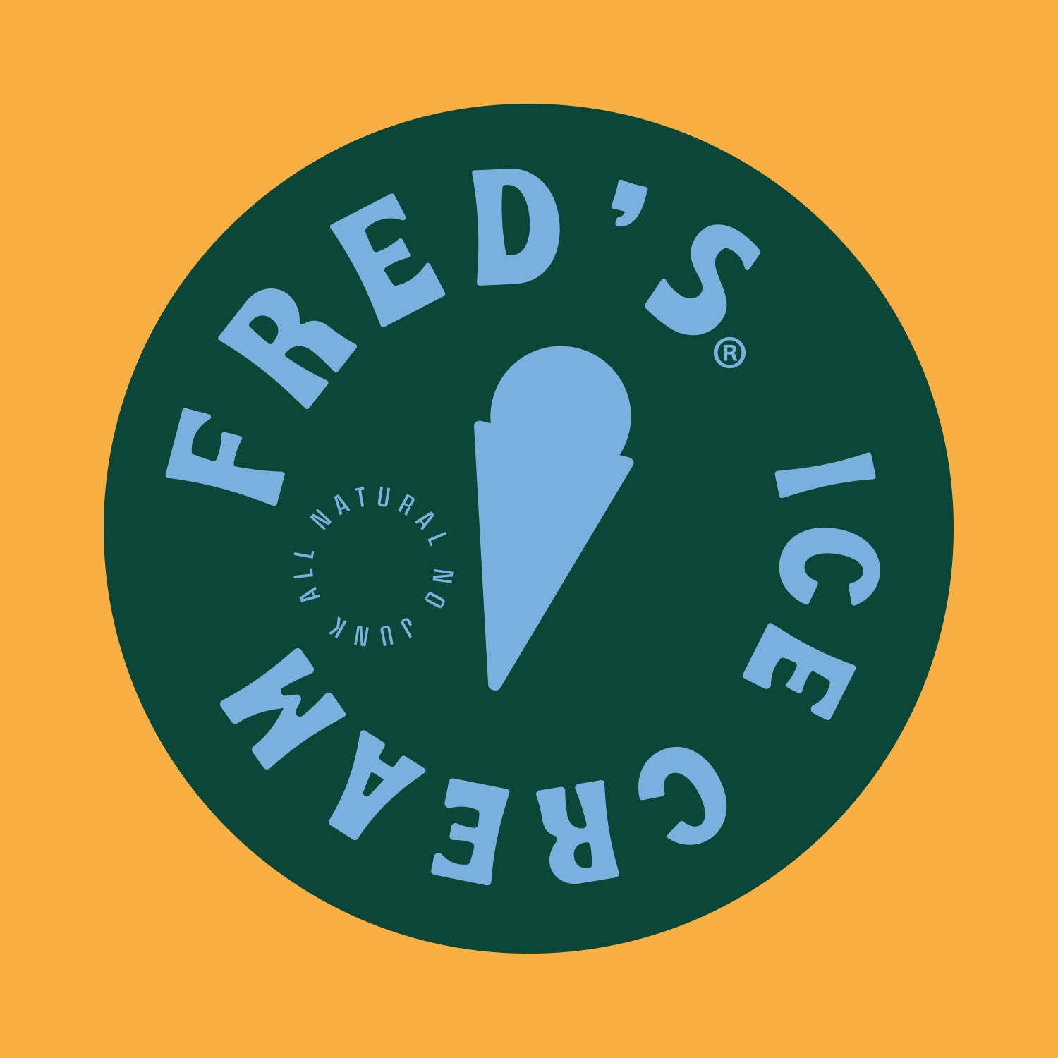 fred's, ice, cream, tee, t-shirt, vintage, banana, foster, golden, clothing, streetwear