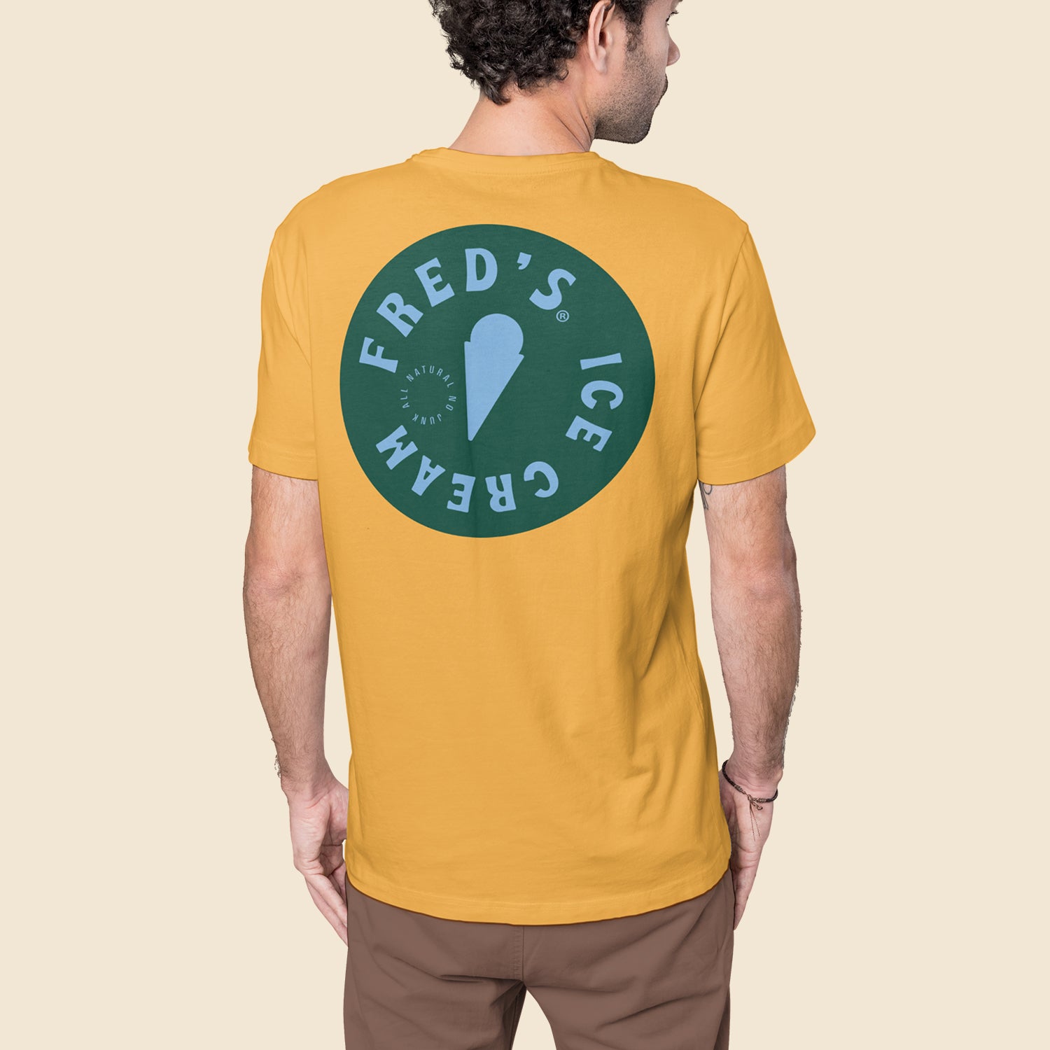 fred's, ice, cream, tee, t-shirt, vintage, banana, foster, golden, clothing, streetwear